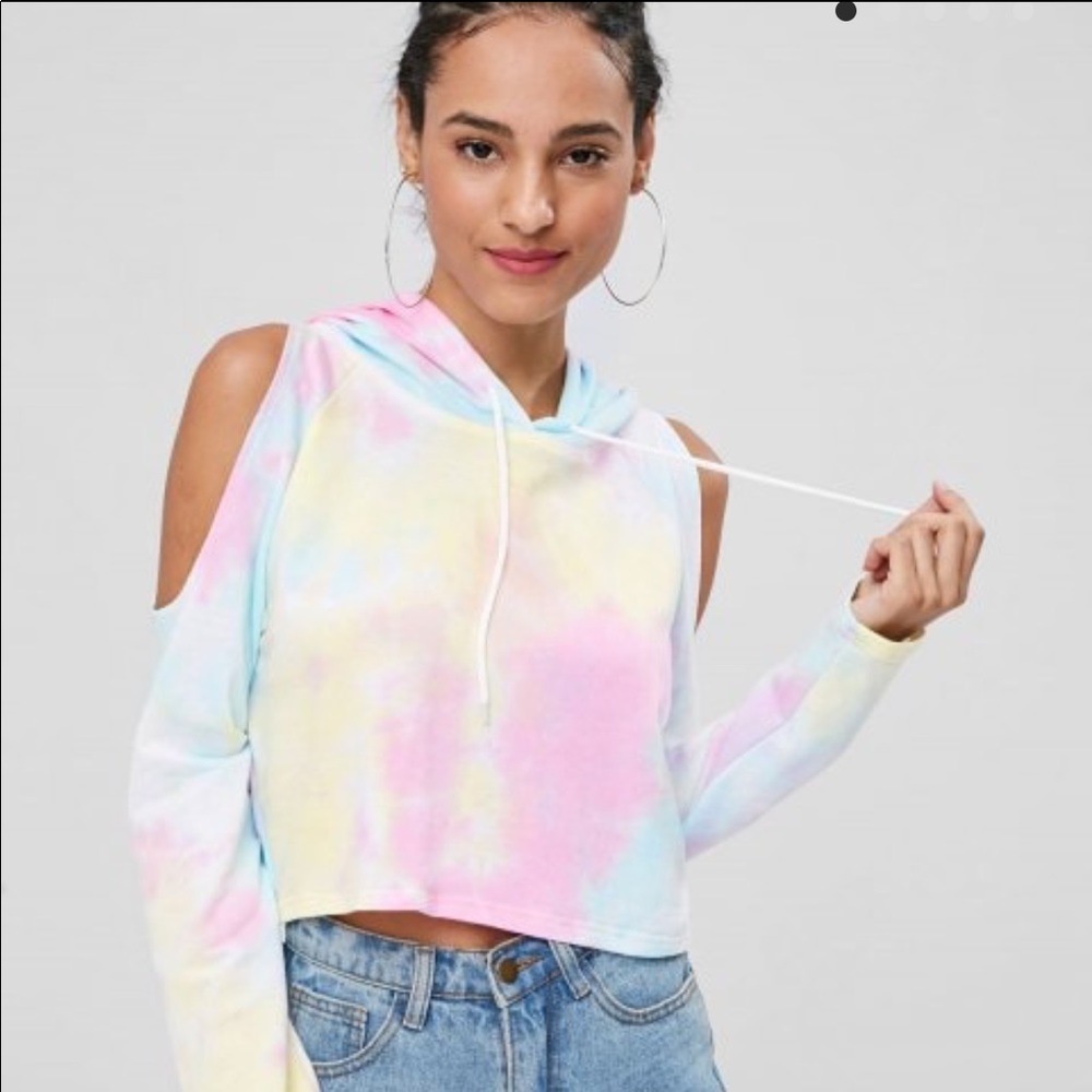 Tie died hoodie